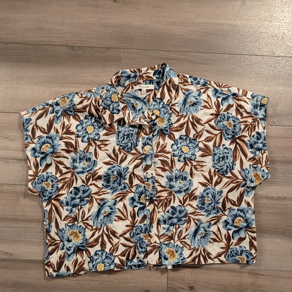 Madewell Crop Dolman Shirt
